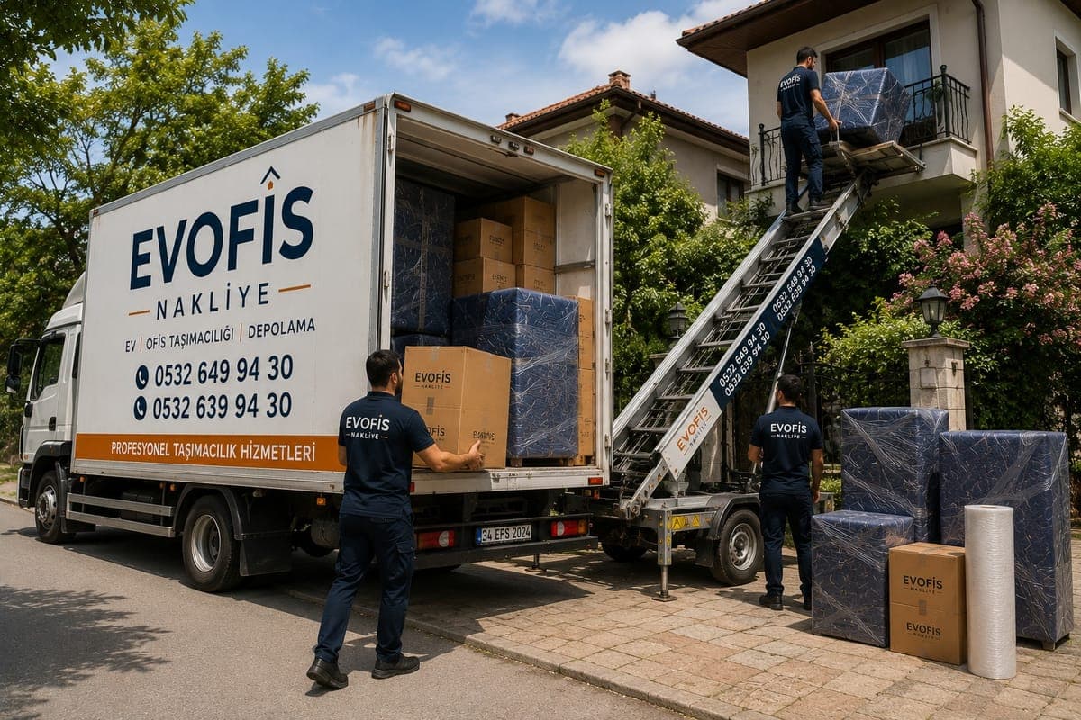 Evofis Nakliye ekibi ve deposu
